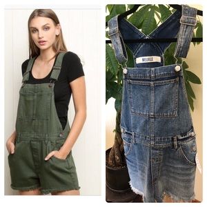 Brandy Melville Denim Overalls NWT